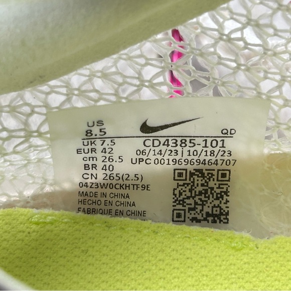 NEW Nike Air Zoom Victory Track Field Spikes cd4385-101 Mens Size 8.5 13 14 - Picture 10 of 13